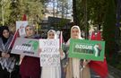 Gümüşhane’de kadınlardan "Gazze İçin Sessiz Çığlık" yürüyüşü