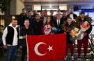 Trabzon'un şampiyonlarına görkemli karşılama