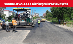 Trabzon Büyükşehir Belediyesi ekipleri, 18 ilçede yol yapım, bakım ve onarım çalışmalarını aralıksız sürdürüyor