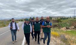 Bayburt Kırklartepe Barajı’nda devam eden çalışmalar incelendi