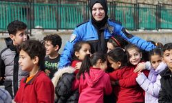 Trabzonlu kadın polis Hakkari’ye veda etti