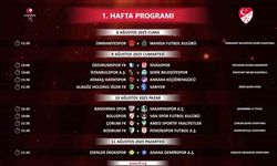 Trendyol 1. Lig’de ilk 2 haftanın programı açıklandı