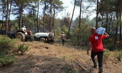 Türk Kızılay’dan orman yangını olan bölgelere yardım