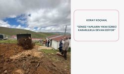 Trabzon’da kaçak yapılar yıkılıyor