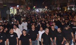 Trabzonlular siyah renkli kıyafetlerle Sinem Topaloğlu için sessiz yürüyüş düzenledi