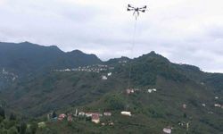 Karadenizli fındık üreticilerinin imdadına dron yetişti