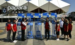 Ortahisar Belediyesi'nden taraftara çağrı: Çöpe atma,potaya at!