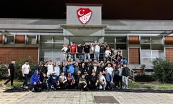 Trabzon Trabzonspor taraftarları TFF'ye tepki gösterdi
