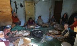 Artvinli kadınlar kışa imece usulüyle hazırlanıyor