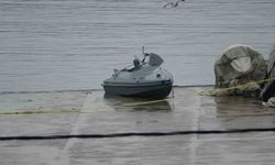 Çarşıbaşı açıklarında menşei belirsiz bir insansız deniz aracı bulundu