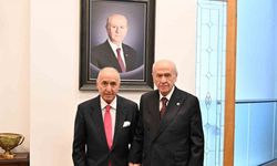 Eski CHP Genel Başkanı Çetin’den MHP lideri Bahçeli’ye ziyaret