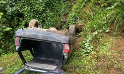 Rize’de freni patlayan Tofaş takla attı: 3 yaralı
