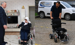 Ortahisar Belediyesi'nden engelli bireylere akülü sandalye ve yatak desteği