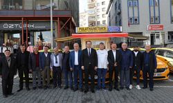 Başkan Ekim'den taksici esnafını ziyaret