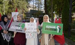Gümüşhane’de kadınlardan "Gazze İçin Sessiz Çığlık" yürüyüşü