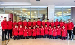 U15 Güreş Milli Takımları, Balkan Şampiyonası’na katılmak üzere Cluj Napoca'da