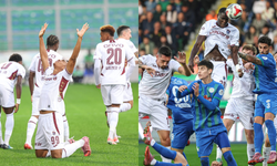 Trendyol Süper Lig: Çaykur Rizespor: 1 - Trabzonspor: 2 (İlk yarı)