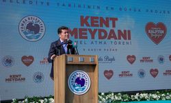 Başkan Kaya,Yomra Kent Meydanı temel atma töreninde konuştu