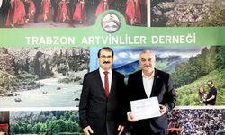 Külekçi'ye teşekkür belgesi