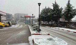 Samsun'un Kavak ilçesi beyaza büründü