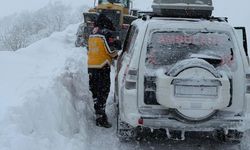 Rize'de kar nedeniyle 31 köy yolu ulaşıma kapandı