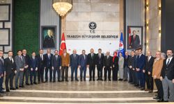Trabzon Valisi Tahir Şahin'den Büyükşehir'e ziyaret