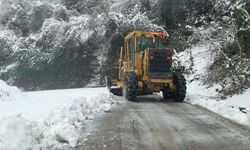 Ortahisar'da karla mücadele çalışmaları devam ediyor