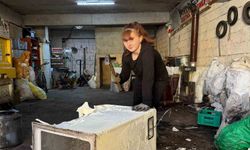 Genç sporcu geri dönüşüm atölyesinde geleceğini şekillendiriyor