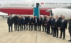 Recep Tayyip Erdoğan’ın Rize programının ardından uğurlanması sırasında Trabzon heyeti hazır bulundu