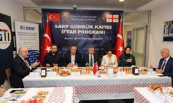 Sarp Sınır Kapısı’nda Türkiye–Gürcistan dostluk sofrası