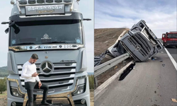 Sosyal Medyada tanınan tır şoförü Baran Acar hayatını kaybetti