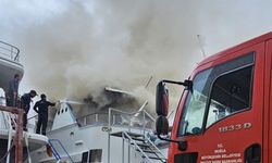 Sadri Şener'in motoryatında yangın çıktı