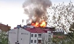 Vakfıkebir'de çatı yangını korkuttu