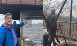 Trabzon'da yayla yolunda şaşırtan görüntü