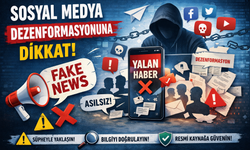 81 ilde sosyal medyada halkı yanıltıcı bilgiyi alenen yayan kişiler hakkında adli işlem başlatıldı