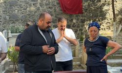 Narin Güran'ın babası ve ağabeyi Mattia Ahmet Minguzzi'nin kabrini ziyaret etti