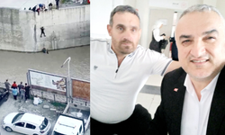 Çoruh nehrine düşen kızı mucize eseri kurtulmuştu