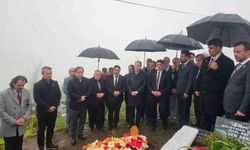Giresun'da öldürülen genç başkan için Erbakan'dan taziye ziyareti