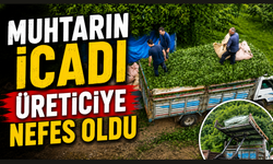 Muhtarın icadı üreticinin yükünü hafifletti