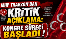 MHP Trabzon'dan dikkat çeken kongre mesajı