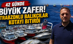 Trabzon'un dev filosu Akdeniz'den rekorla döndü