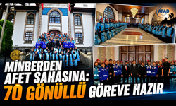 Trabzon’da 70 din görevlisi AFAD gönüllüsü oldu