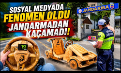 Saatte 70 kilometreyi aşan ahşap araca el konuldu