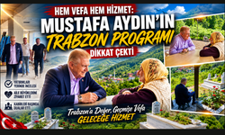 Mustafa Aydın memleketi Trabzon’da: Hem yatırımları inceledi hem geçmişine yolculuk yaptı