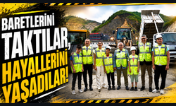 Özel çocuklar iş makinelerinin direksiyonuna geçti