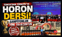 Tonya'nın horon ekibi Türkiye Şampiyonu oldu