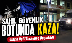 Giresun sahilinde kaza! Sahil güvenlik botu kayalıklara çarptı