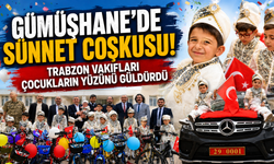 Trabzon Vakıfları'ndan Gümüşhane'de anlamlı şölen! Çocuklara unutulmaz gün