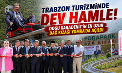 Trabzon'da turizmde yeni dönem! Dev dağ kızağı tesisi açıldı