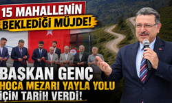 Maçka'nın yayla yolu sil baştan! Başkan Genç takvimi açıkladı